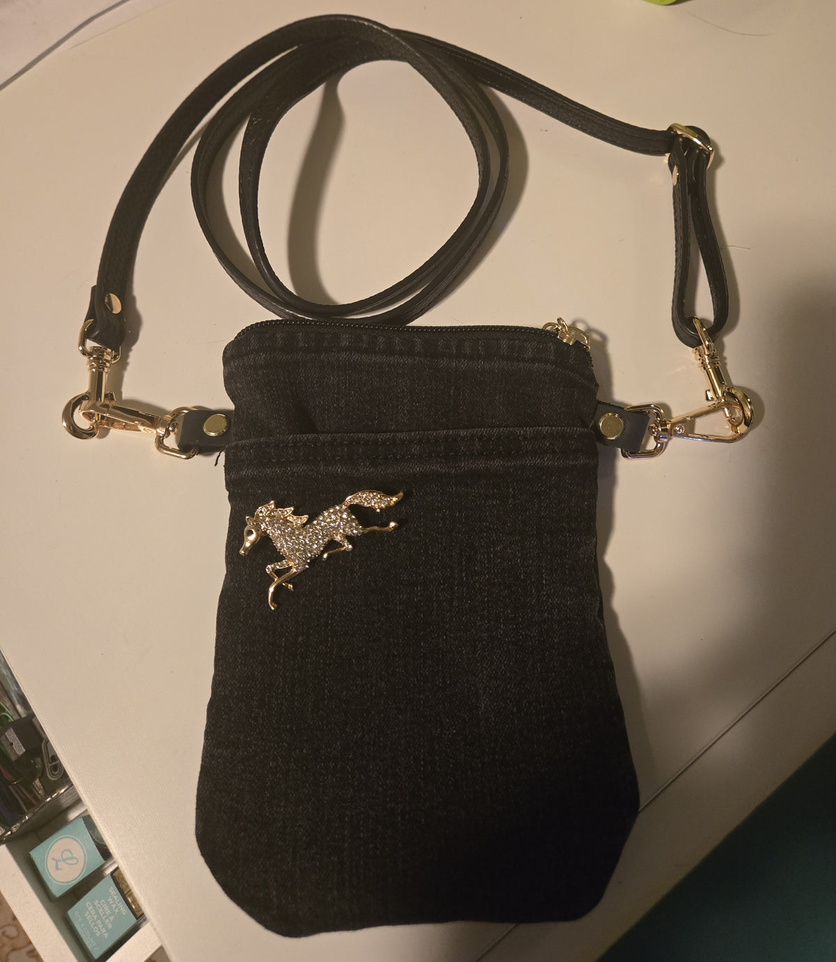 Denim Pocket Cross Body Bag