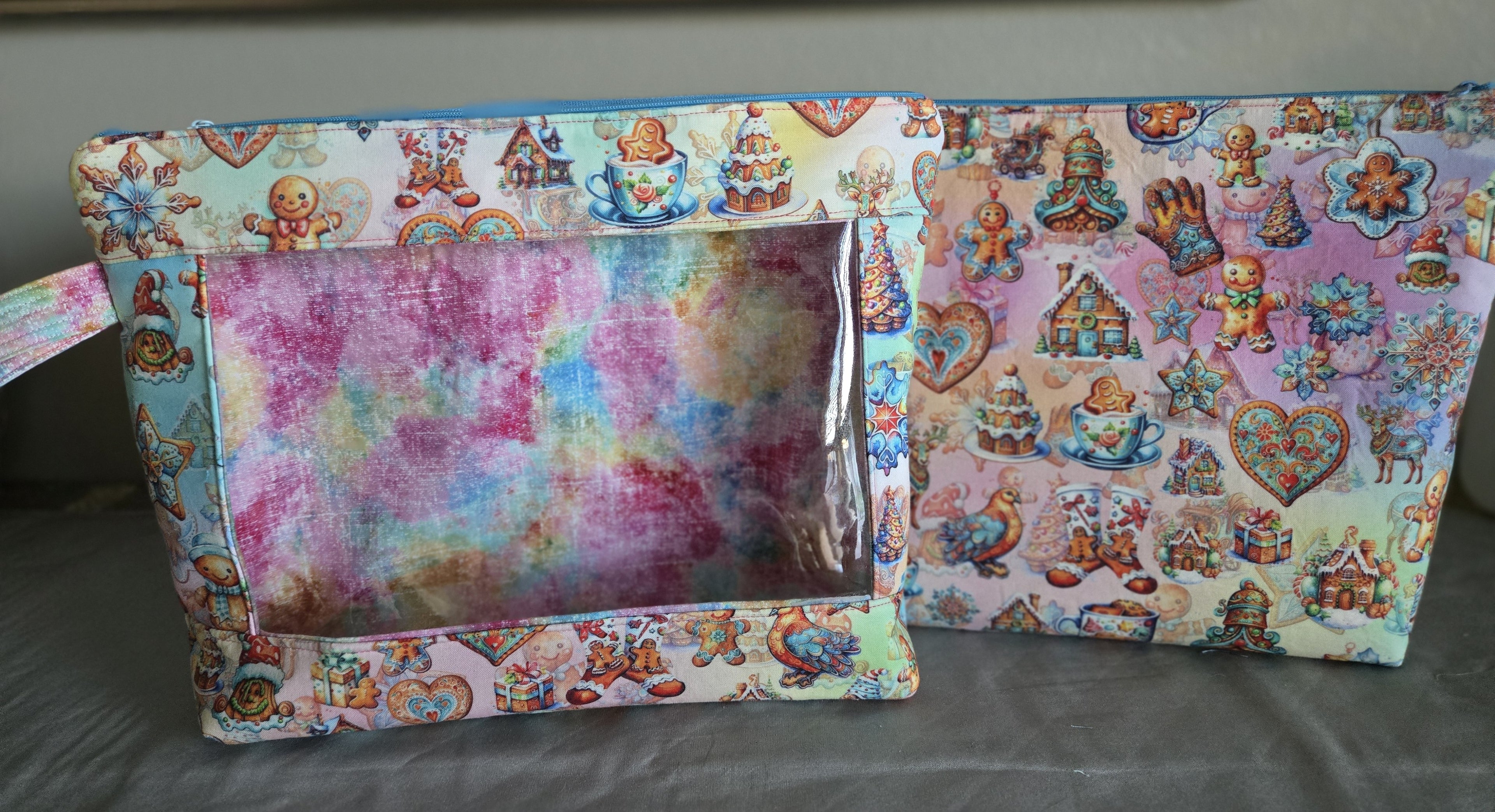 Christmas Whatcha Got Bag (Gingerbread) - Large